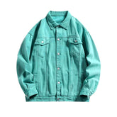 Trendiger Oversized Herren Jeansmantel